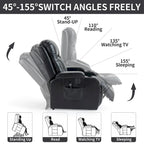 Heavy Duty Power Lift Recliner Chair for Elderly with Massage and Lumbar Heating