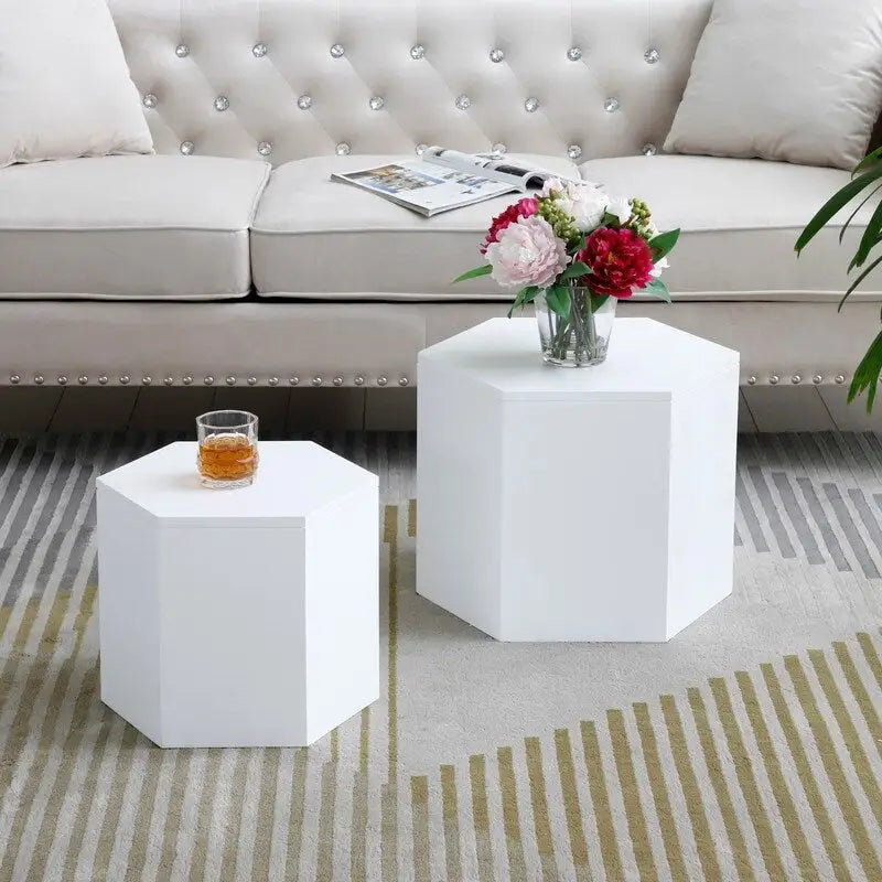 Coffee Tables,MDF with ash/oak/walnut veneer side table/nesting table set of 2 for living room,office,bedroom