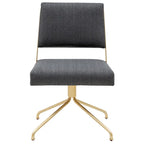 SAFAVIEH Couture Kanja Swivel Office Chair - 22Wx24Dx34H