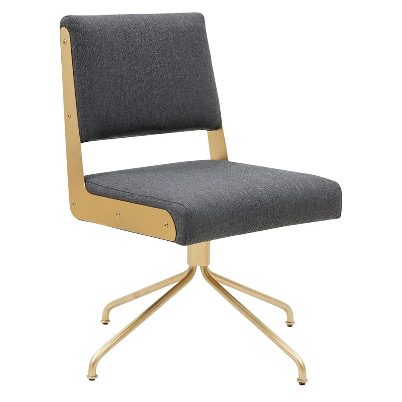 SAFAVIEH Couture Kanja Swivel Office Chair - 22Wx24Dx34H