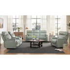 3-Piece Leather Zero Gravity Power Reclining Sofa Set with Power Headrest and Power Lumbar,USB&USB-C Port