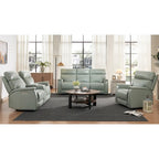 3-Piece Leather Zero Gravity Power Reclining Sofa Set with Power Headrest and Power Lumbar,USB&USB-C Port