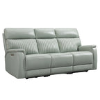 3-Piece Leather Zero Gravity Power Reclining Sofa Set with Power Headrest and Power Lumbar,USB&USB-C Port