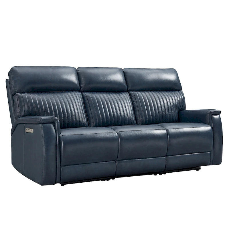 3-Piece Leather Zero Gravity Power Reclining Sofa Set with Power Headrest and Power Lumbar,USB&USB-C Port