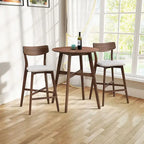 Counter Stools Set of 2, Modern Bar Stools with Backs, Counter Height Bar Stools, Upholstered Counter Chair for Kitchen Island
