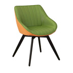 Set Of 2 Dining Chairs With Metal Legs