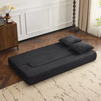 Versatile Transformable Sofa with Ottoman Stools for Compact Spaces