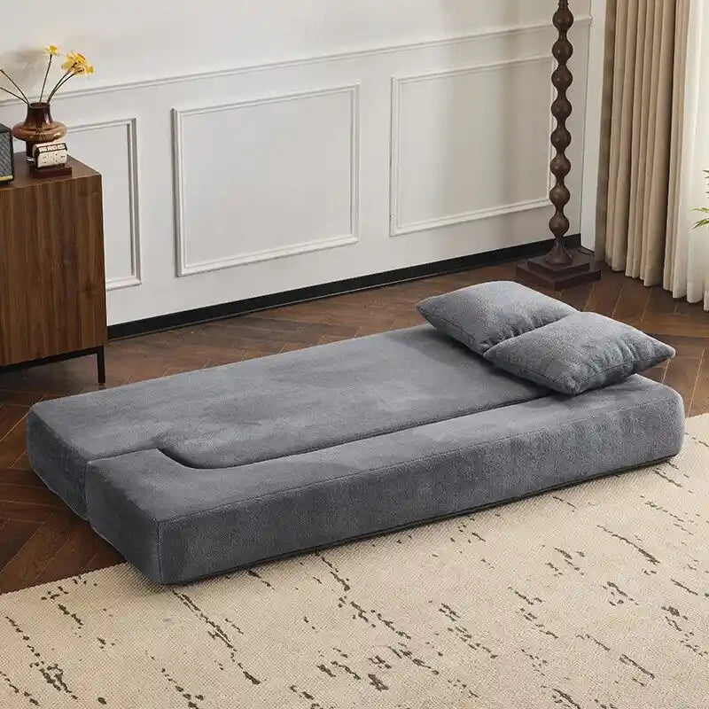 Versatile Transformable Sofa with Ottoman Stools for Compact Spaces