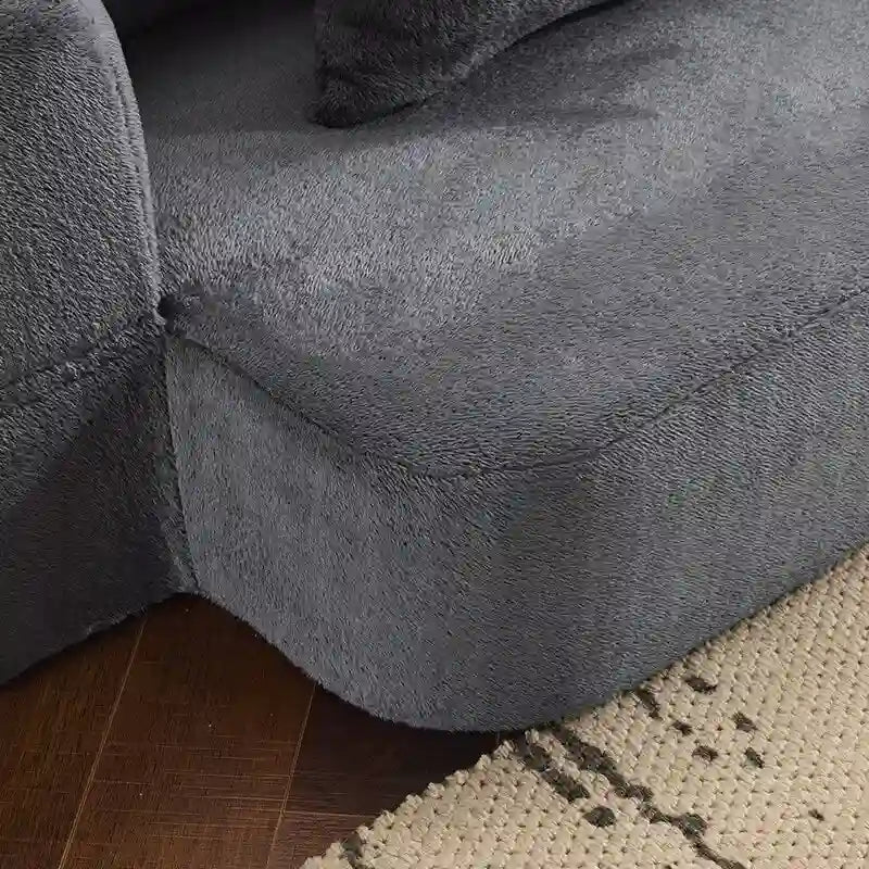 Versatile Transformable Sofa with Ottoman Stools for Compact Spaces