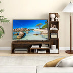 Modern Cube TV Stand with Open Storage
