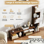Modern Cube TV Stand with Open Storage
