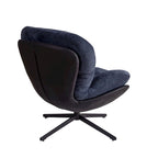 Modern Chenille 360 Swivel Office Chair with Metal Base Frame