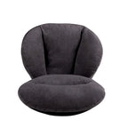 Modern Chenille 360 Swivel Office Chair with Metal Base Frame