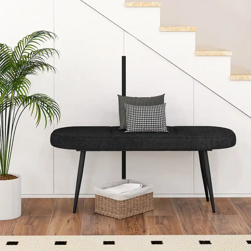 47-inch Upholstered Entryway Bench