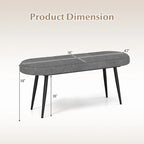 47-inch Upholstered Entryway Bench