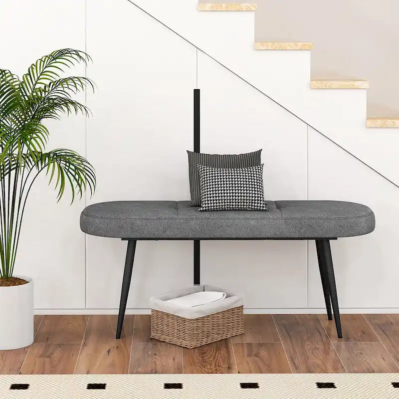 47-inch Upholstered Entryway Bench