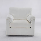 33 Corduroy Swivel Single Sofa Chair