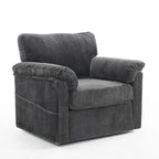 33 Corduroy Swivel Single Sofa Chair