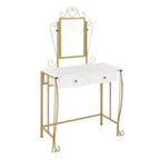Vanity Mirror Table Set