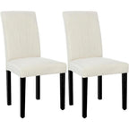 VECELO Upholstered Dining Chairs Set of 2 Parson Classic Upholstered Dining Chair,Modern 37 Parson Chairs
