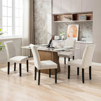 VECELO Upholstered Dining Chairs Set of 2 Parson Classic Upholstered Dining Chair,Modern 37 Parson Chairs