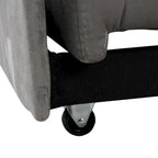 Multi-Functional Folding Ottoman Sofa Bed with Converts to Lounge Chair and Single Bed (264lb Capacity)