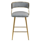 26 Counter Height Bar Stools Corduroy Kitchen Island (Set of 2)