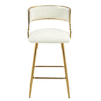 26 Counter Height Bar Stools Corduroy Kitchen Island (Set of 2)