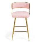 26 Counter Height Bar Stools Corduroy Kitchen Island (Set of 2)