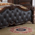 Furniture of America Eugene Traditional 3-Piece Solid Wood Panel Bedroom Set