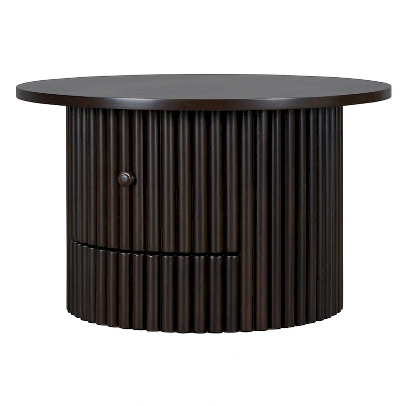 30.5 MDF Coffee Table with Drawer & Slat Base