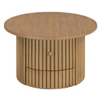 30.5 MDF Coffee Table with Drawer & Slat Base