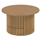30.5 MDF Coffee Table with Drawer & Slat Base
