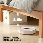 Queen Size Solid Wood Platform Bed with 1000lb Capacity, Under-Bed Storage ( No Headboard)