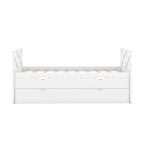 White Pine Twin Daybed with Drawers and Trundle