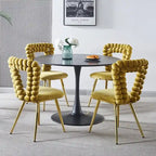 22.04 Accent Chairs with Iron Legs (Set of 2)