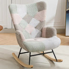 Multicolor Teddy 33.4 Rocking Chair with Glider