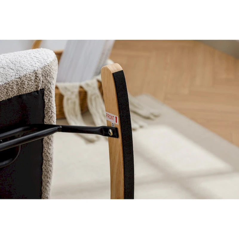 Multicolor Teddy 33.4 Rocking Chair with Glider