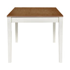 6-Piece Wooden Dining Table Set with 4 Chairs & Bench, Table with Drawer