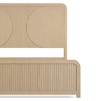 Furniture of America Adrienne Modern Rustic Solid Wood Fluting Panel Bed