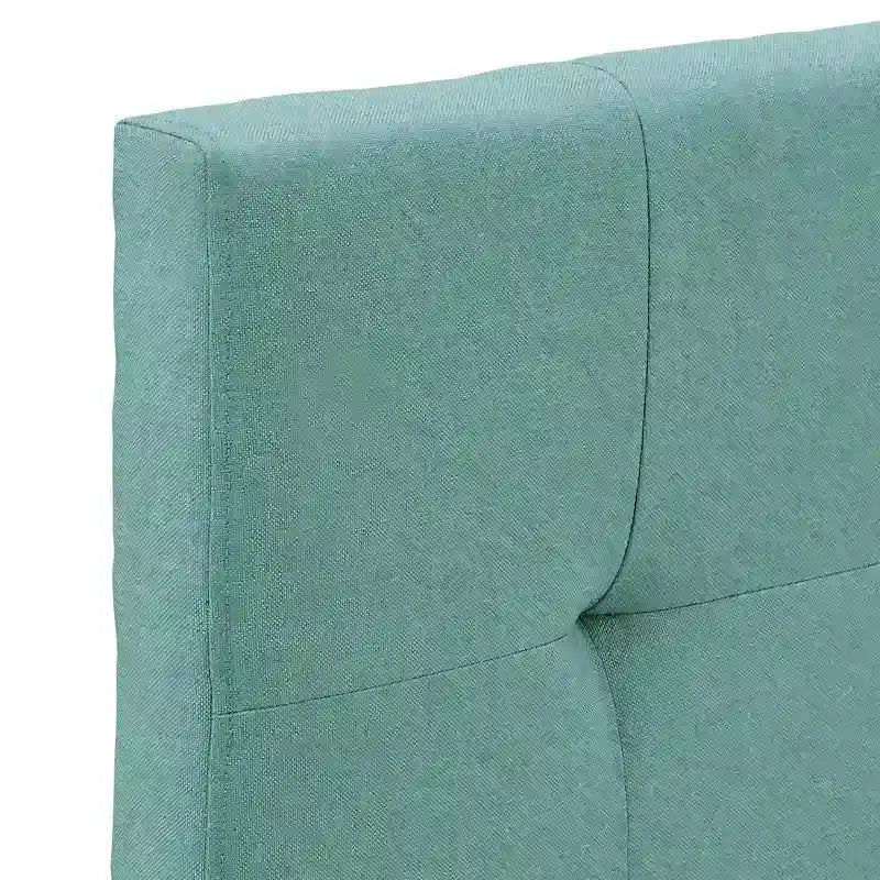 Linen Tufted Queen Platform Bed
