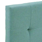 Linen Tufted Queen Platform Bed