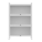 Pantry Storage Cabinet with Doors and Retractable Doors