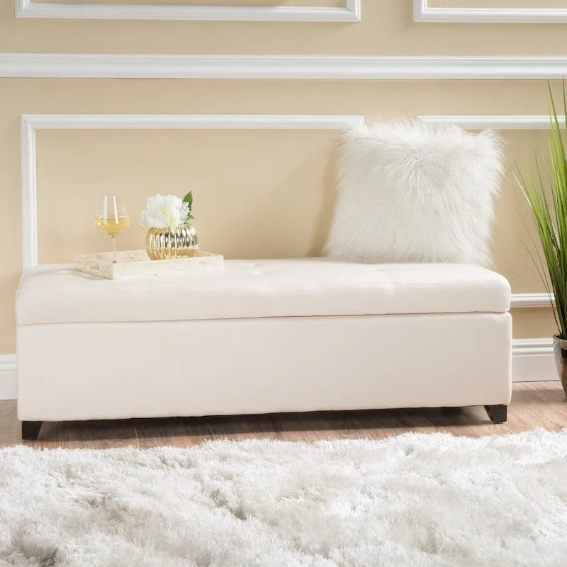 London Fabric Storage Bench by Christopher Knight Home