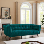 Modern Chesterfield Velvet Living Room Couch