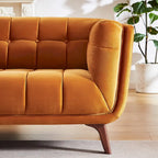 Modern Chesterfield Velvet Living Room Couch