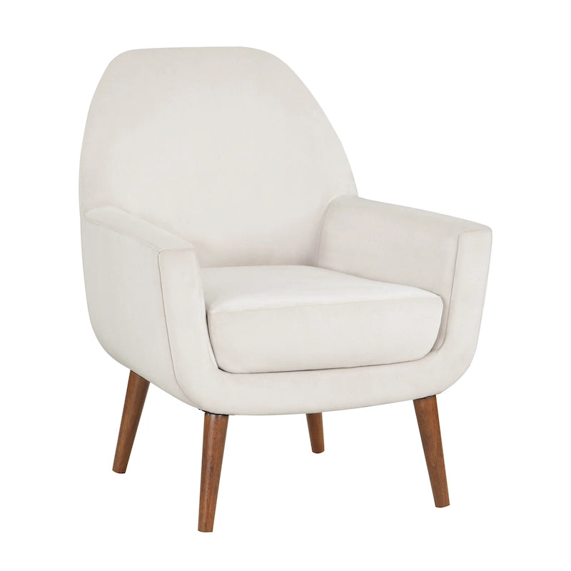 Mid-Century Velvet Arm Chair