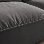 VANOMi 88.6 inch Modern Sofa, Leisure Couch For Gaming Room Living Room - 75' x 24'