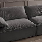 VANOMi 88.6 inch Modern Sofa, Leisure Couch For Gaming Room Living Room - 75' x 24'