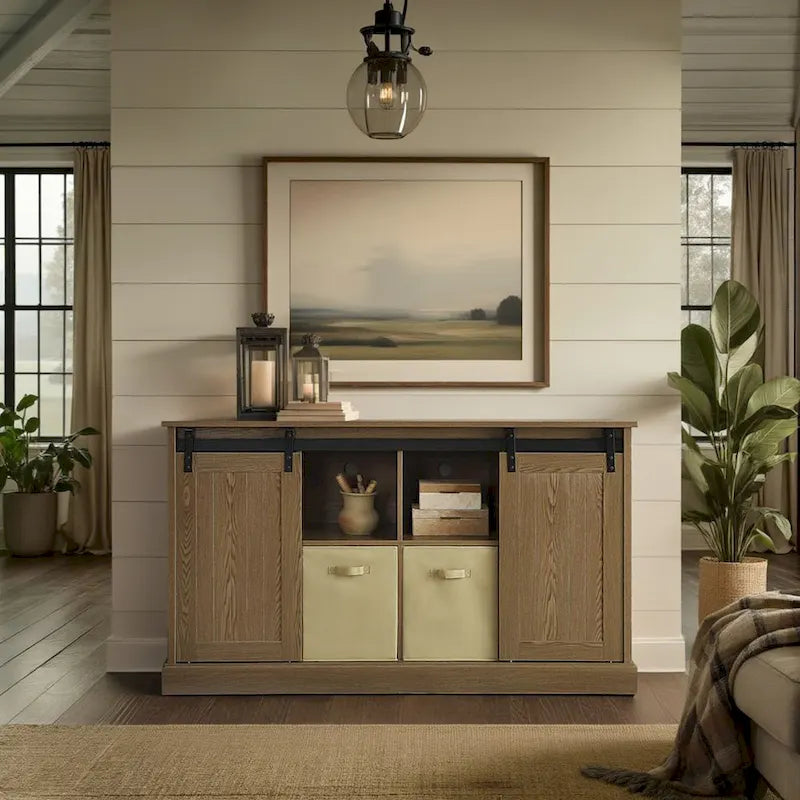Lincoln Farmhouse 60 Inch TV Stand
